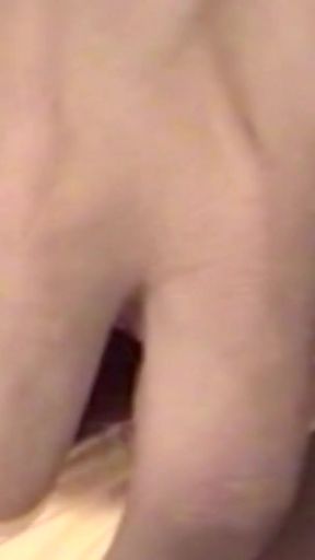 I give myself a full handjob and cum in front of my stepmother, looking at her big, hairy pussy.   Clip 3