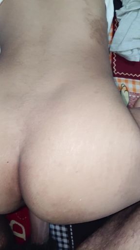 Landlady's Pink Pussy View and Nice Round Ass Fuck