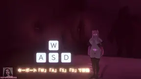 Succubus wordt gereden en kreunt hardop in 3D-animatie
