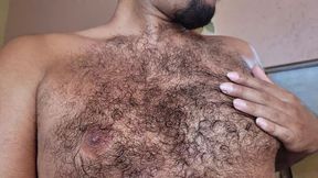 Hairy Bear Full Body Tease