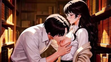 Gaped by her moe glasses her mouth fucked hard the scholar’s tutor