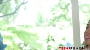 Hot Shane Blair loses a dog and angry owner fucks her for it