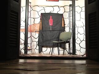 Unattractive SADOMASOCHISM Headmistress Megan torments her corpulent sub in dungeon with sexy wax, slavery, flogging and ding-dong