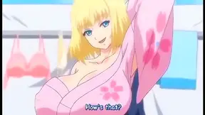 Blonde Hentai Goddess Takes Huge Cock Deep in Busty Shemale Style