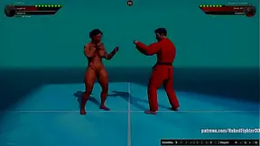 Vittoria Battles Master Ken in Steamy Nude Fighter 3D Clash