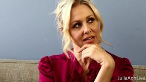baddest & hottest teacher! julia ann masturbates her both holes!