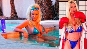 Blonde Beauty Brittany Andrews Enjoys Masturbating By The Pool!