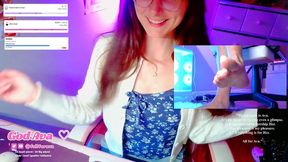 3/12 AVAVOD: do I look like I like beating men ⋆˚࿔ - #findom #egirl #twitch #mommy #feet #gamer