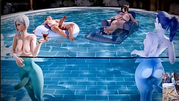 There&rsquo_s A Fat Futa Cock Overwatch Party And You&rsquo_re Invited, Long Hard Cock Futa Ashe Fucks Pharah&rsquo_s Ass Hard
