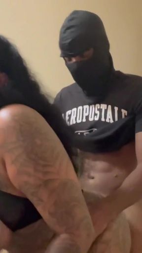 Sexy chocolate fuck bunny Ebony shows off her body then gets fucked Doggy style!   Clip 1