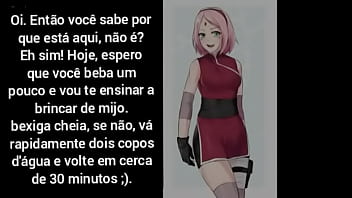 JOI BR PT BRINCADEIRA DA URINA PARA INICIANTE COM A SAKURA(TRADU&Ccedil_&Atilde_O)