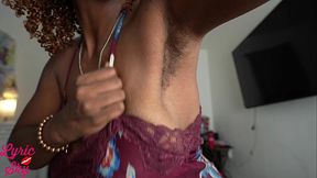 Worship My Sweaty Hairy Armpits &amp_ Dripping Bushy Pussy &ndash_ JOI Tease from Your Curvy Goddess