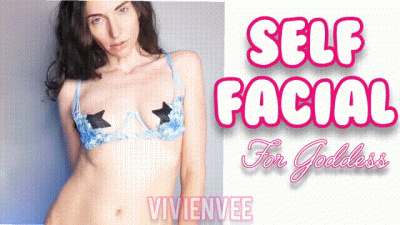 Self Facial for Goddess turns me on when you finish on your own face