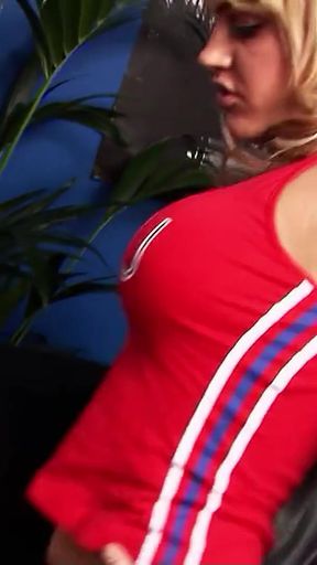 Spectacular moment from &quot;Angry Teen in Overknee Socks at Femdom Fuck with her Nerd Coach&quot;