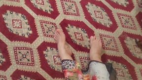 Beautiful Blonde Mature Wife Enjoys Sex on Sofa