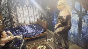 Part 1:- Domina Satana meets Miss Piggy