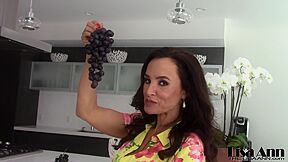 Lisa Ann And Her Little Glass Dildo