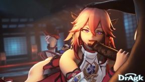 Hilichurl Genshin Animation Compilation Eula Hutao Raiden Shogun Yae Miko Hentai