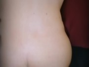 Tiny young wife struggled with anal