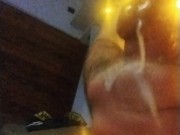 Santa illuminated with hot milk