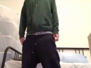Horny Boy sagging pants and jerk off