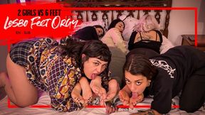 Sensual Lesbian Foot Party: Mixing sexy kisses with foot worship (720 EN-sub) Lesbian Foot Fetish - Sole Licking - Toe Sucking - Kissing