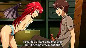 Step Sister Gives Anime blowjob & Swallows Big Load From Brother's Dick