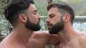 HotHouse: Hector De Silva in briefs next to Abraham Al Malek
