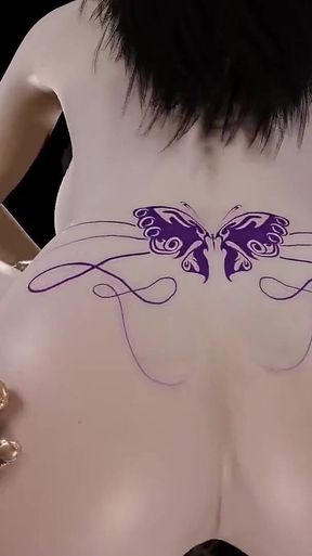 3D Horny Slut BBW Hot MILF Stripper Naked Her Perfect Body Got Fucked so Hard
