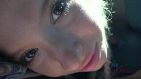 Kenzie Reeves Date and Hot Tub Smoking Sensuality