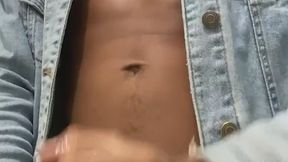 Seductive twink in lingerie takes his hunky boyfriend's penis