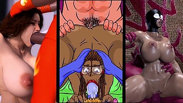 Big booty elderly Ebony lady gets fucked by BBC.