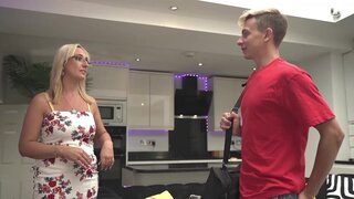 Hot MILF Keira Rose spends a night with a young lad