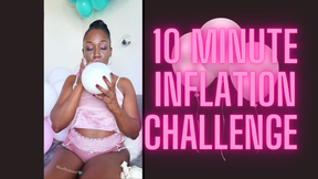 10 MINUTE BALLOON INFLATION CHALLENGE