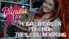 Mega Latias EX Pokemon Topless Unboxing