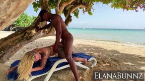 Vacation Sex on the Beach with Busty PAWG Elana Bunnz