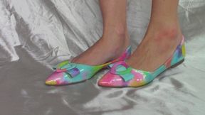 Shiny, Colourful Ballet Flats