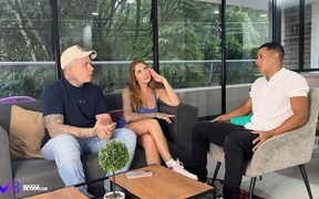 Sex Therapist Has a Threesome with a Colombian Couple - Max Betancur and Sara Blonde
