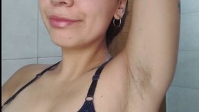 Sweaty Armpits After the Gym â€¢ Smell, Wash, Shave & Oil Massage