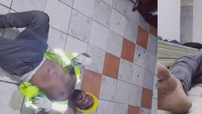 Horny Worker Wanks in 3 Cameras
