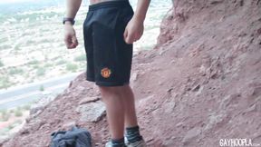 Brett Cady Jerks off Outside