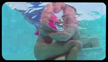 Blonde Bombshell's Wild Poolside Adventure
