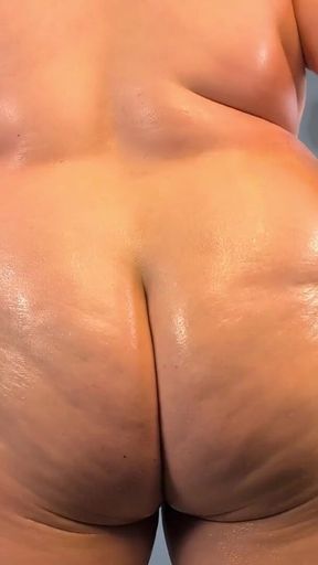 Oiled up Titty, Belly & Ass Worship - Solo Girl