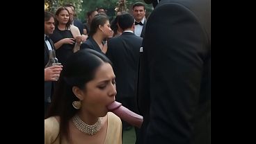 Bride sisters give blowjobs(A.I)