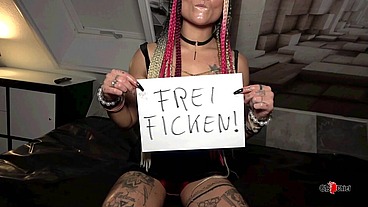 Home private creampie gangbang with total cum dumpster slut girl