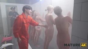 Wild Adventures in a Czech Prison: Mature Redhead Laura Red and Friends Unleash Their Kinky Side