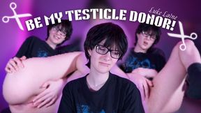 Be My Testicle Donor