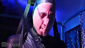Rebreathing Hood And Strait Jacket