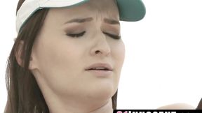 Teen cutie′s tight little ass stretched by a massive BBC fucking