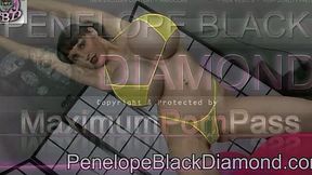 Penelope Black Diamond's massive anal vibrator takes you to the dark side